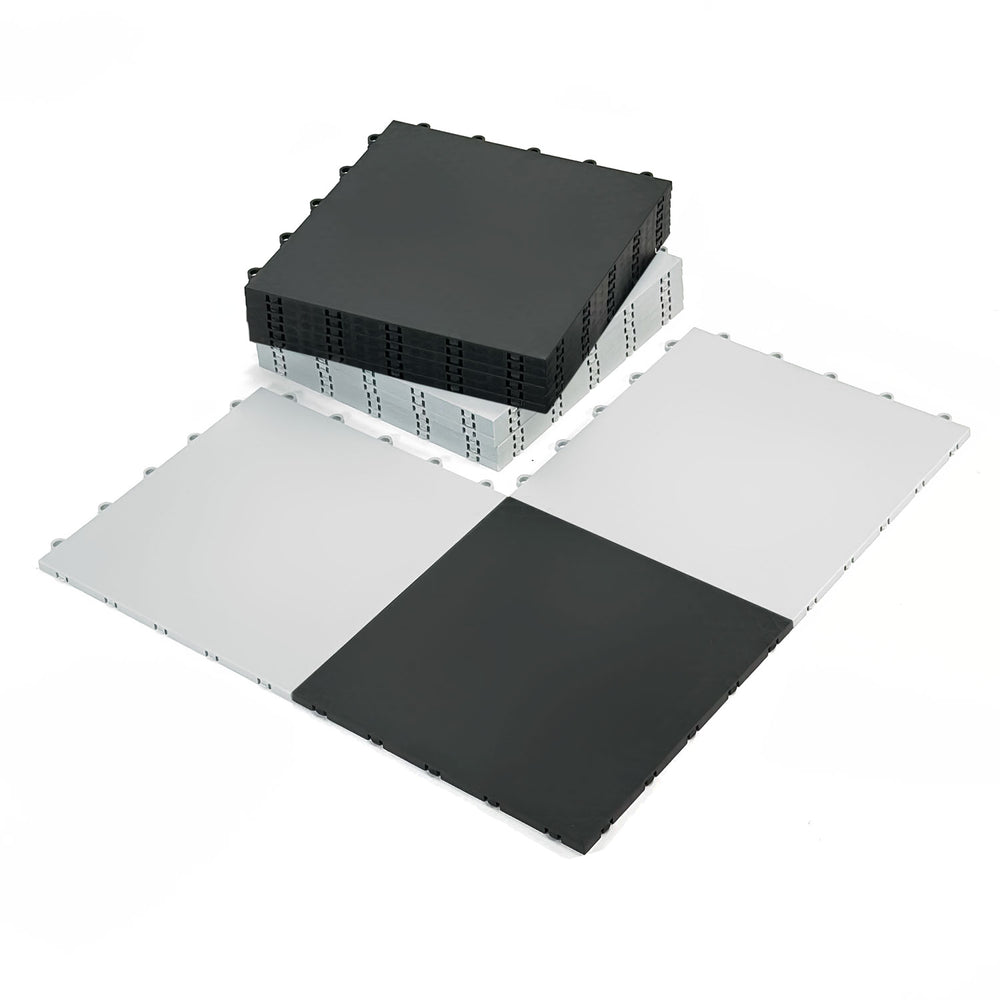 Hard Tiles Mix (8+8) — Two-Colour Sports Tile Kit | InOut Flooring